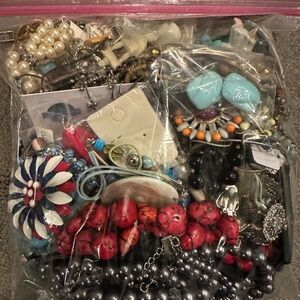 5 LBS Jewelry Lot Mystery Bag New and Old Unsorted